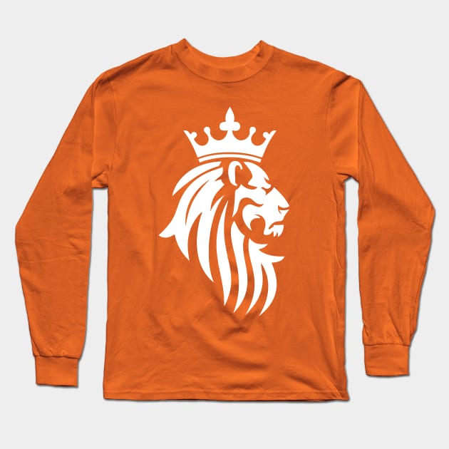 lion Long Sleeve T-Shirt by Madhav